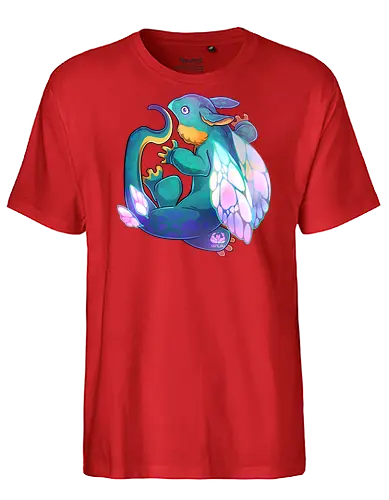 Owlard - cute, niedlich, creature, lizard, echse, eule, owl, fairy - Fairtrade T-Shirt
