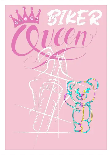 Biker Queen Back