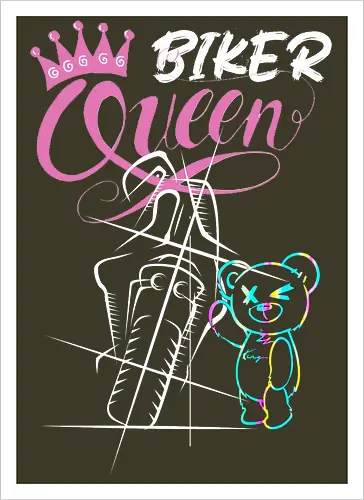Biker Queen Back