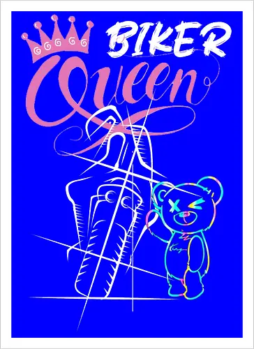 Biker Queen Back