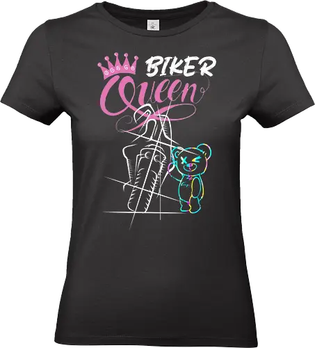 Biker Queen Back - Standard T-Shirt (Women)