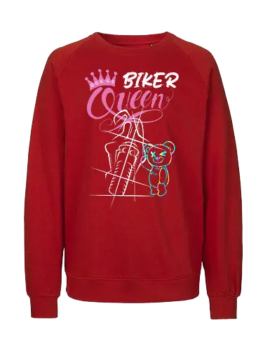 Biker Queen Back - Fairtrade Sweatshirt