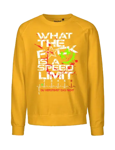 Speed Limit Back - Fairtrade Sweatshirt