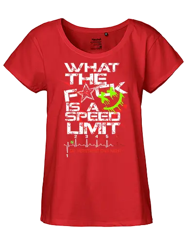 Speed Limit Back - Fairtrade Girl Shirt