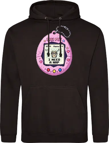 I Need A Nap Retro Virtual Pet Pixel Art Mood Tee