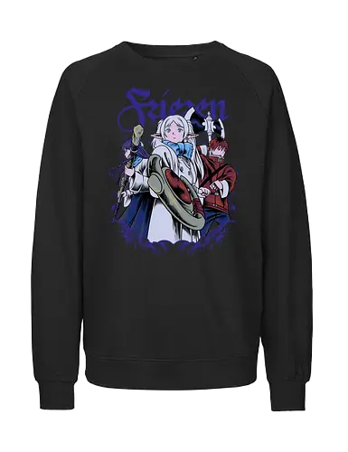wizard team  - wizard, witch, magician, stark, fern, frieren, fairy, adventure, anime, manga, streetwear - Fairtrade Sweatshirt