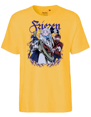 wizard team  - wizard, witch, magician, stark, fern, frieren, fairy, adventure, anime, manga, streetwear - Fairtrade T-Shirt