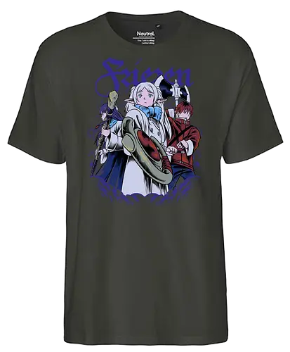 wizard team  - wizard, witch, magician, stark, fern, frieren, fairy, adventure, anime, manga, streetwear - Fairtrade T-Shirt