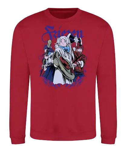 wizard team  - wizard, witch, magician, stark, fern, frieren, fairy, adventure, anime, manga, streetwear - Sweatshirt