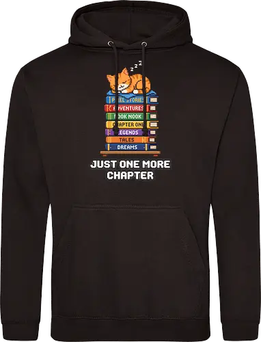 Just One More Chapter - Sleeping Pixel Cat Book 