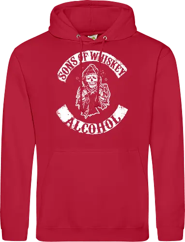 Whiskey-Bruderschaft - Reaper-Totenkopf Vintage Biker-Club-Stil 