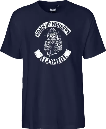 Whiskey-Bruderschaft - Reaper-Totenkopf Vintage Biker-Club-Stil 