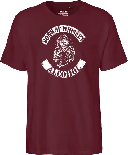 Whiskey-Bruderschaft - Reaper-Totenkopf Vintage Biker-Club-Stil 