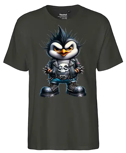Pinguin "Rocker 1" - Fairtrade T-Shirt