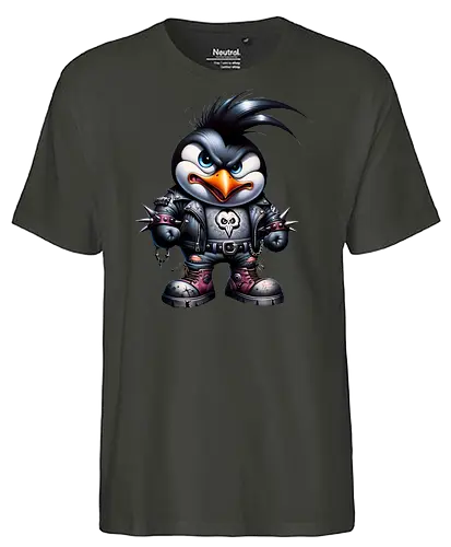 Pinguin "Rocker 2" - Fairtrade T-Shirt