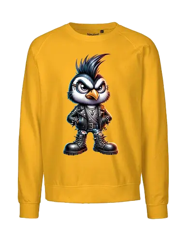 Pinguin "Rocker 3" - Fairtrade Sweatshirt