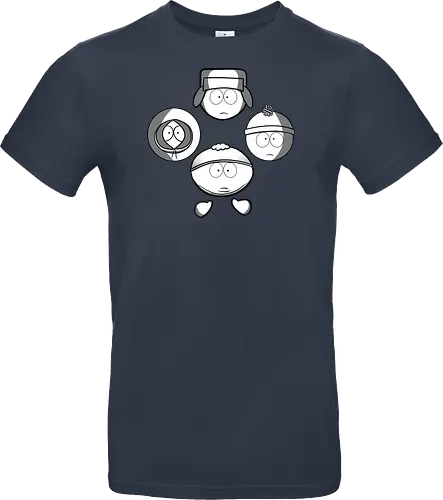 Animierte Jungs x Diamant-Formation Rock – Kult-Popkultur-Mashup