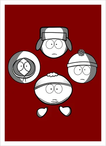 Animierte Jungs x Diamant-Formation Rock – Kult-Popkultur-Mashup