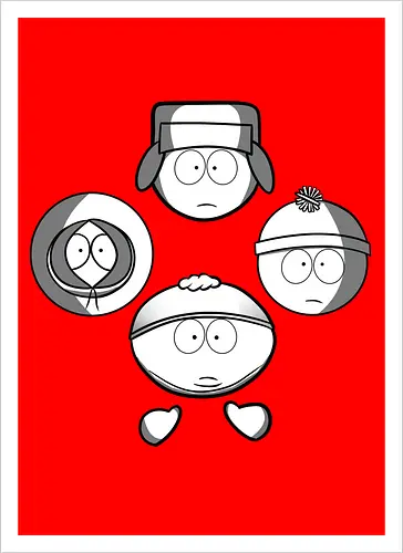 Animierte Jungs x Diamant-Formation Rock – Kult-Popkultur-Mashup