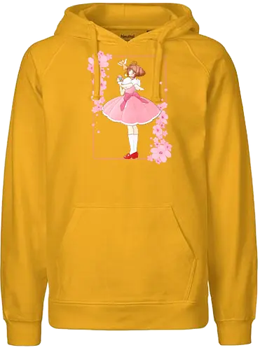 Sakura Cupcake - sakura, ccs, cardcaptor, cute, cherry blossom, cupcake, pink - Fairtrade Hoodie