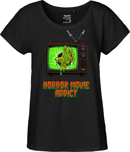 Retro Horror Movie Addict - Slime Zombie TV Pixel Art