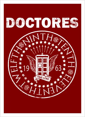 Zeitherren 1963 - Punk Rock Zeitreisender TARDIS Mashup