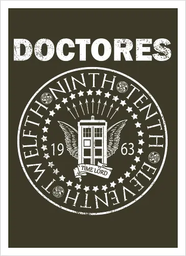 Zeitherren 1963 - Punk Rock Zeitreisender TARDIS Mashup