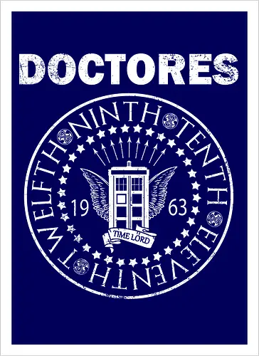 Zeitherren 1963 - Punk Rock Zeitreisender TARDIS Mashup