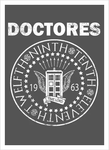 Zeitherren 1963 - Punk Rock Zeitreisender TARDIS Mashup