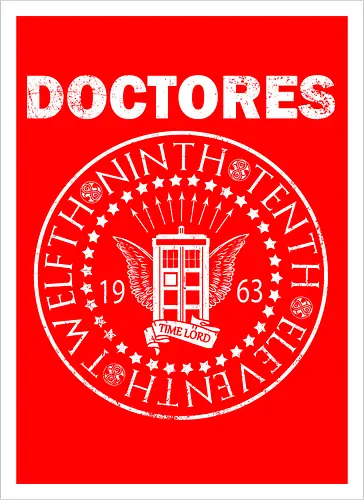 Zeitherren 1963 - Punk Rock Zeitreisender TARDIS Mashup