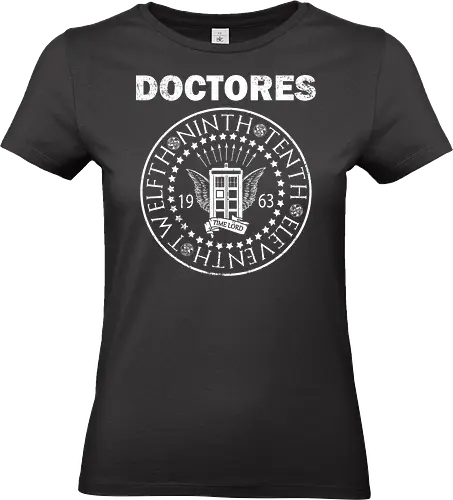 Zeitherren 1963 - Punk Rock Zeitreisender TARDIS Mashup - geflügelte TARDIS, Time Lord 1963, Geek Kleidung, Punk Rock Shirt, Ninth Tenth Eleventh Twelfth, britische Sci-Fi, Nerd Shirt, Geek Geschenk, Punk Rock Geek, Mashup Druck, alternativer Rock Shirt, Zeitreise Shirt, Doctor Shirt, Mashup - Standard T-Shirt (Women)
