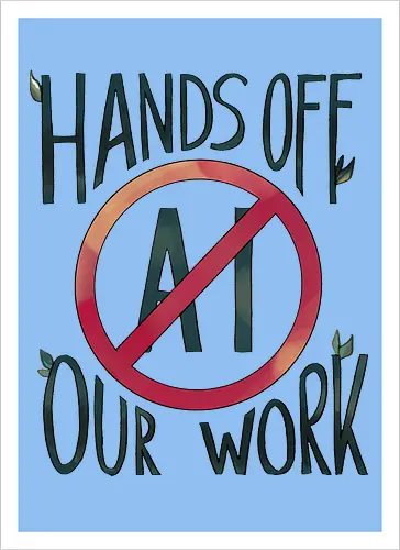Hands off our work!