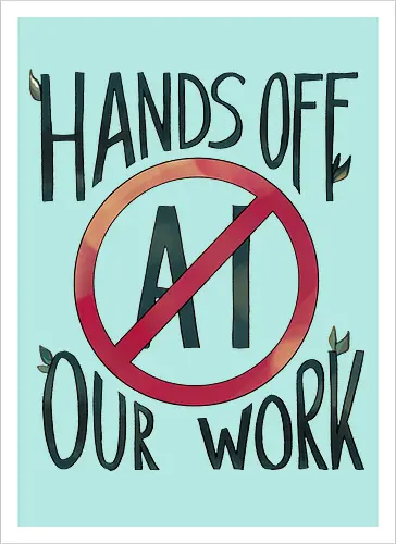 Hands off our work!