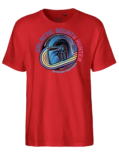 Galactic Bounty Hunter - Movie, film, galaxy, galactic, space, droids, heroes, character, fictional - Fairtrade T-Shirt