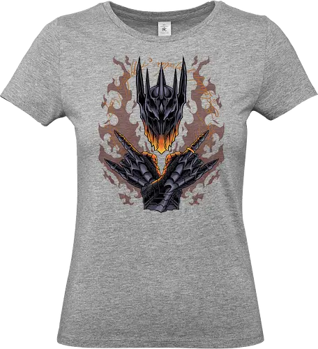 heavy metal knight  - knight, medieval, band, music, metalhead, king, evil, witch, films, movie - Standard T-Shirt (Women)