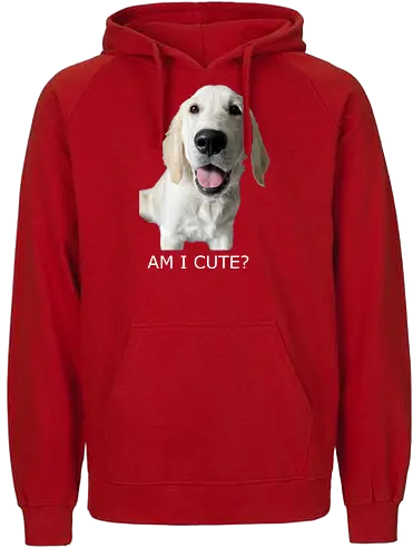 Witzig & Frech - Golden Retriever, Hundeliebe, Cute Dog, Haustier, Welpe, Dog Dad, Dog Mom, Tierfreund, Happy Dog - Fairtrade Hoodie