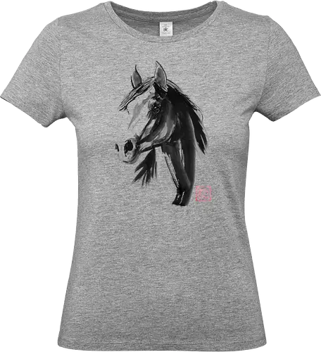 horse - horse, sumie, japan - Standard T-Shirt (Women)