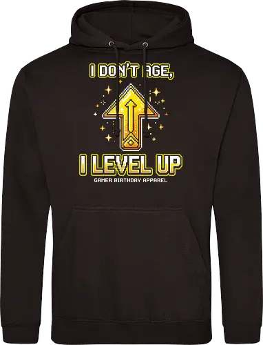 I Don't Age I Level Up - Retro Gamer Birthday Pixel Art
