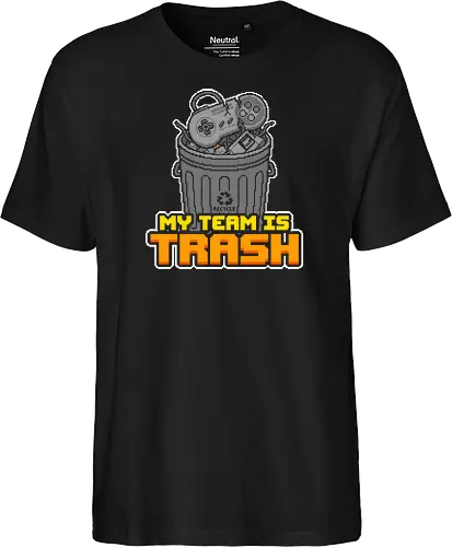 My Team Is Trash - Funny Retro Gamer Pixel Art