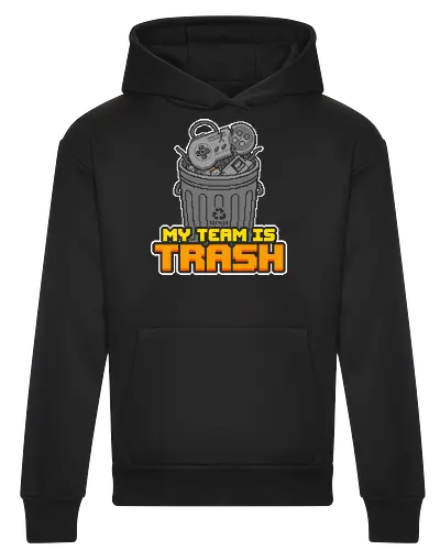 My Team Is Trash - Funny Retro Gamer Pixel Art