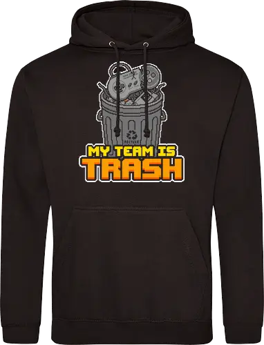 My Team Is Trash - Funny Retro Gamer Pixel Art
