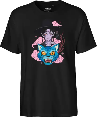 Mystic Phantom: Anime Demon Spirit & Blue Tiger Graphic