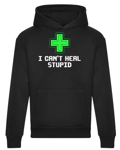 Green Pixel Health Cross - Retro Gamer HP Symbol
