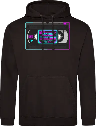 Retro Movie Marathon - 80s VHS Tape Pixel Art