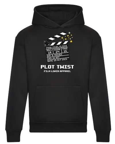 Pixel Flicks Cinema Slate - Retro Filmmaker Art