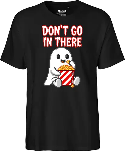 Don't Go In There - Scared Ghost Horror Movie Pixel Art