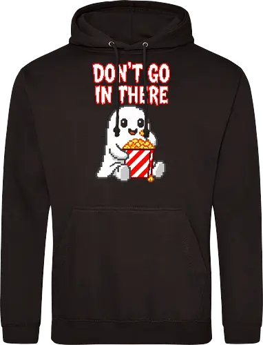 Don't Go In There - Scared Ghost Horror Movie Pixel Art