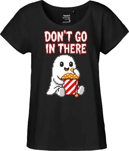 Don't Go In There - Scared Ghost Horror Movie Pixel Art