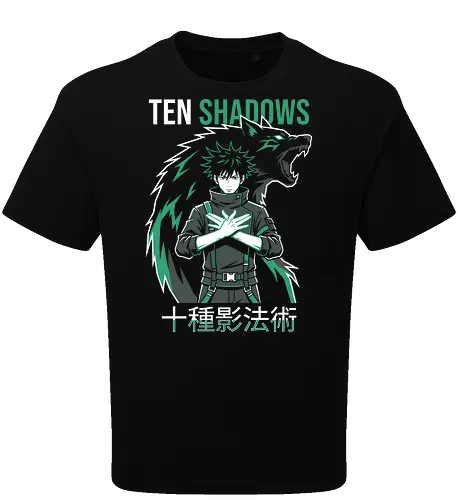 Shadow Summoner: Divine Dog Anime Silhouette Graphic