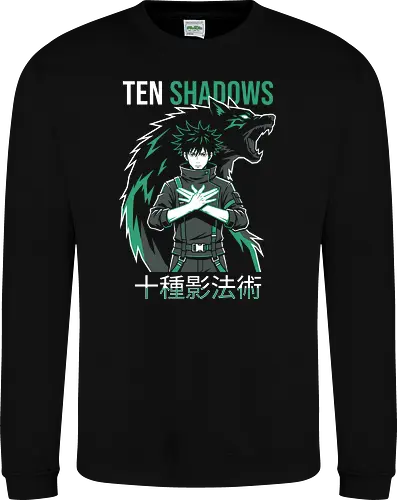 Shadow Summoner: Divine Dog Anime Silhouette Graphic